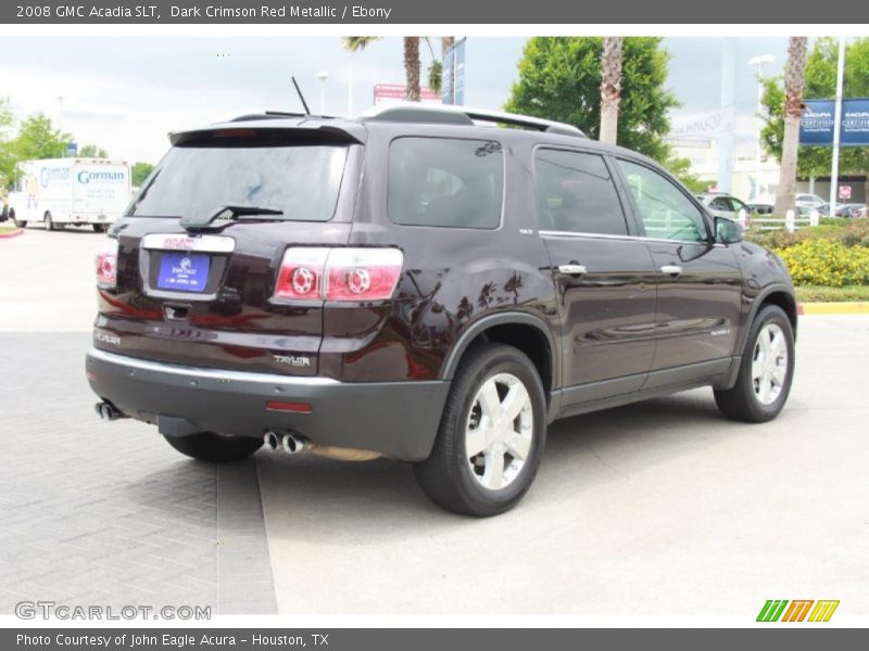 Dark Crimson Red Metallic / Ebony 2008 GMC Acadia SLT