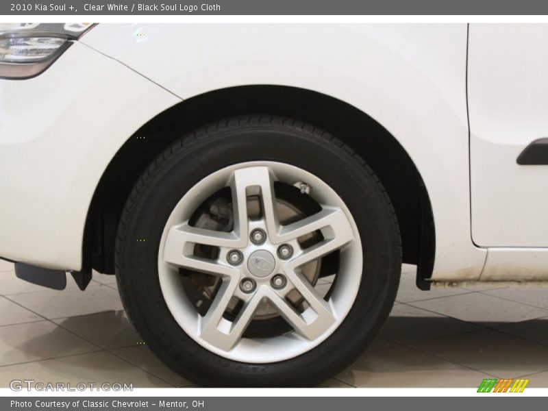 Clear White / Black Soul Logo Cloth 2010 Kia Soul +