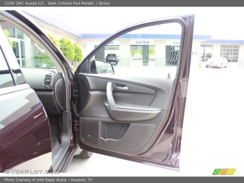 Dark Crimson Red Metallic / Ebony 2008 GMC Acadia SLT