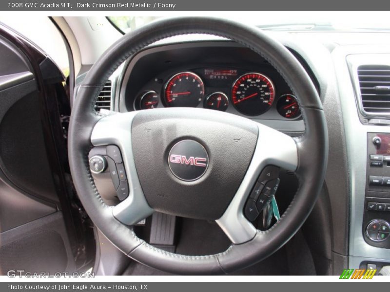 Dark Crimson Red Metallic / Ebony 2008 GMC Acadia SLT