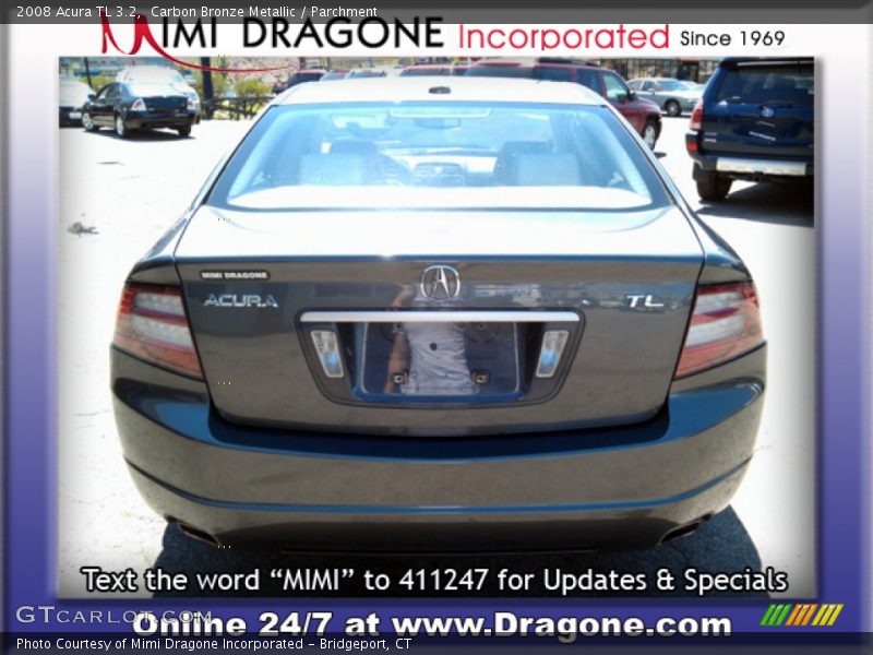 Carbon Bronze Metallic / Parchment 2008 Acura TL 3.2