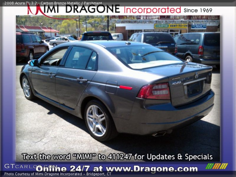Carbon Bronze Metallic / Parchment 2008 Acura TL 3.2
