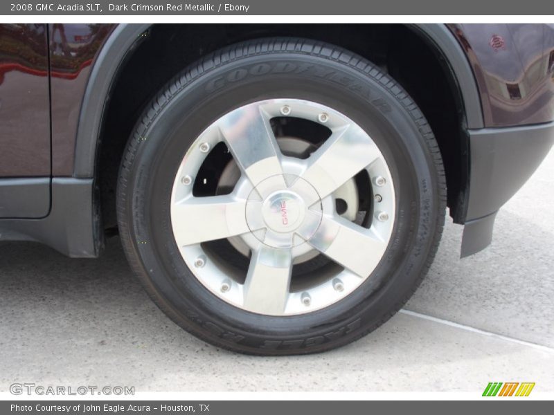 Dark Crimson Red Metallic / Ebony 2008 GMC Acadia SLT