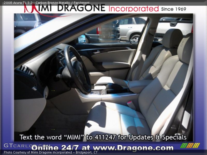 Carbon Bronze Metallic / Parchment 2008 Acura TL 3.2