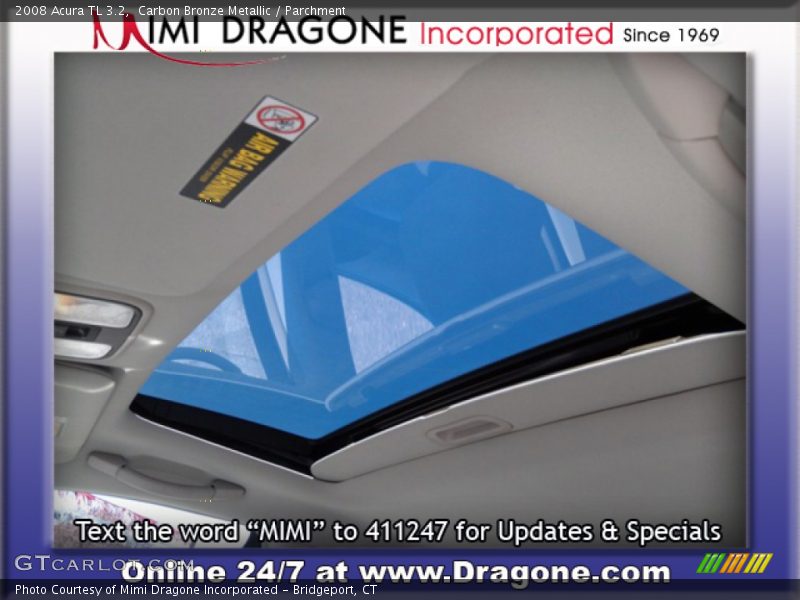 Carbon Bronze Metallic / Parchment 2008 Acura TL 3.2