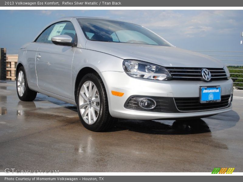 Reflex Silver Metallic / Titan Black 2013 Volkswagen Eos Komfort