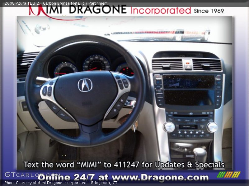 Carbon Bronze Metallic / Parchment 2008 Acura TL 3.2