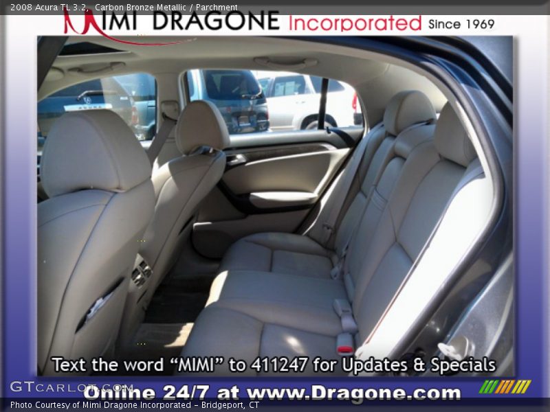 Carbon Bronze Metallic / Parchment 2008 Acura TL 3.2