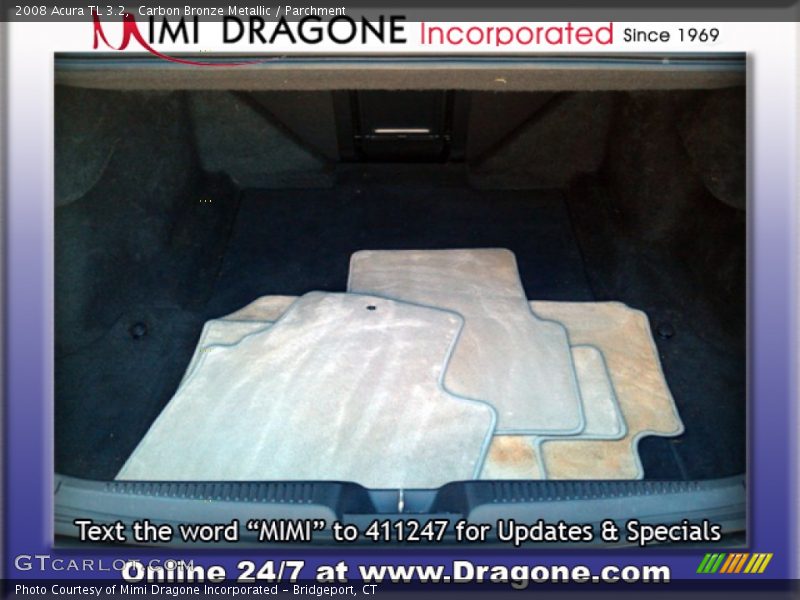 Carbon Bronze Metallic / Parchment 2008 Acura TL 3.2