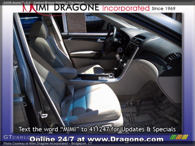 Carbon Bronze Metallic / Parchment 2008 Acura TL 3.2