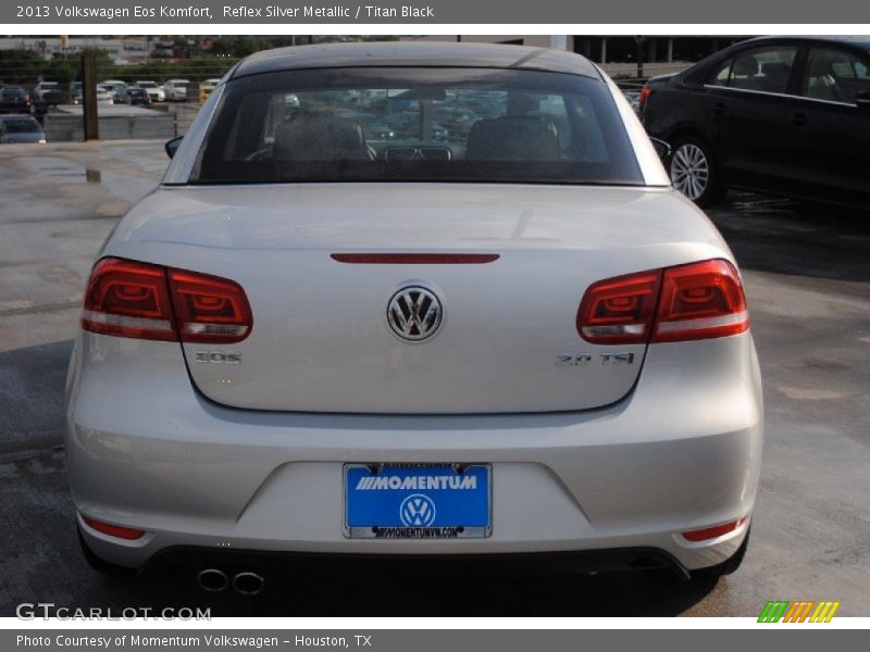 Reflex Silver Metallic / Titan Black 2013 Volkswagen Eos Komfort