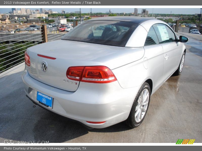 Reflex Silver Metallic / Titan Black 2013 Volkswagen Eos Komfort