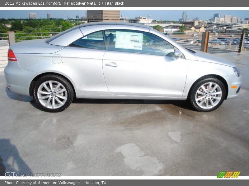 Reflex Silver Metallic / Titan Black 2013 Volkswagen Eos Komfort