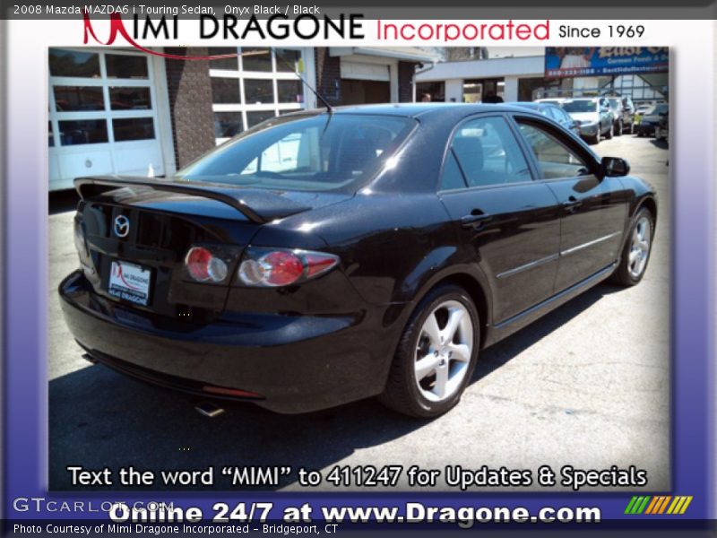 Onyx Black / Black 2008 Mazda MAZDA6 i Touring Sedan