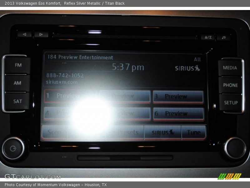 Reflex Silver Metallic / Titan Black 2013 Volkswagen Eos Komfort