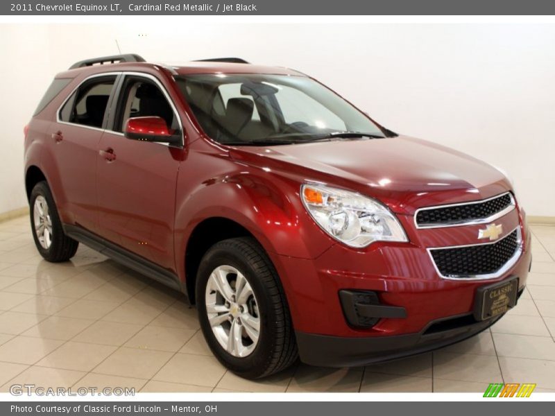 Cardinal Red Metallic / Jet Black 2011 Chevrolet Equinox LT