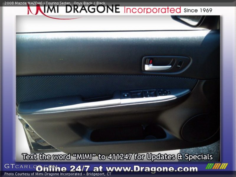 Onyx Black / Black 2008 Mazda MAZDA6 i Touring Sedan