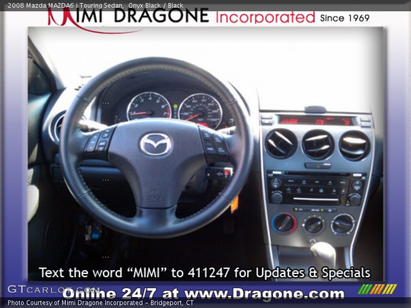 Onyx Black / Black 2008 Mazda MAZDA6 i Touring Sedan