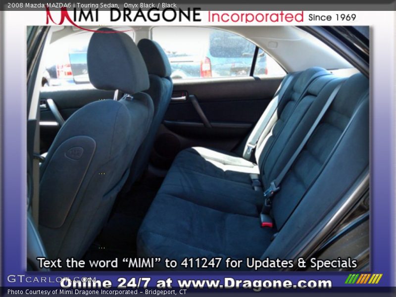 Onyx Black / Black 2008 Mazda MAZDA6 i Touring Sedan