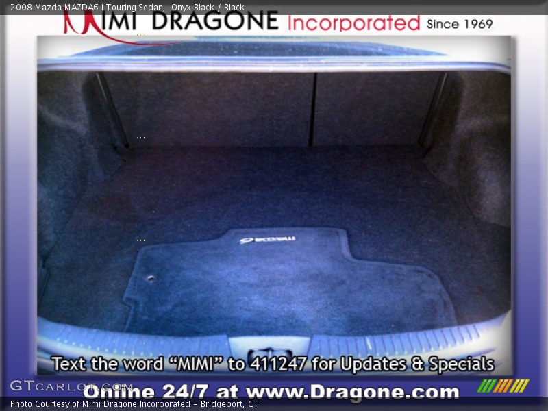 Onyx Black / Black 2008 Mazda MAZDA6 i Touring Sedan
