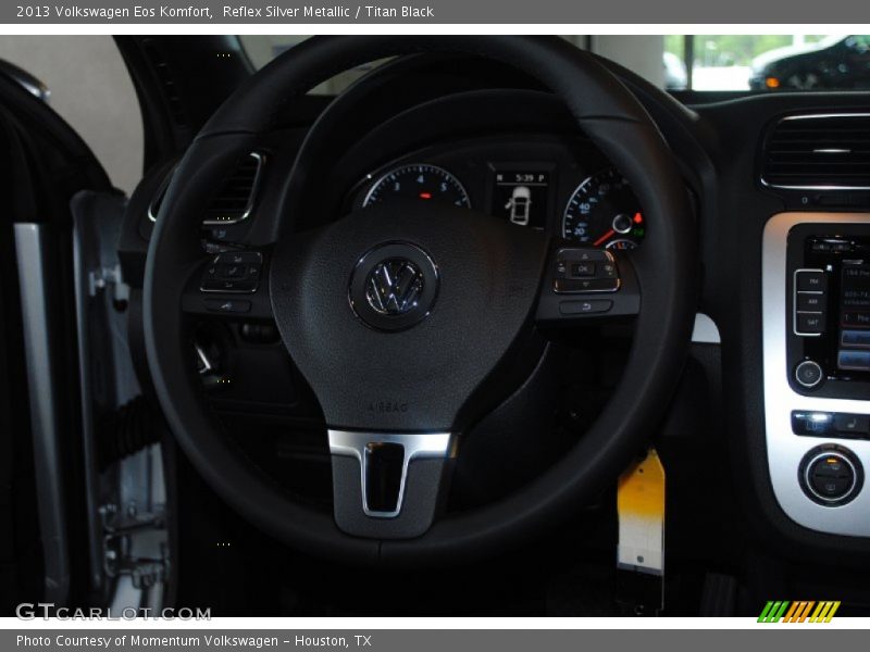 Reflex Silver Metallic / Titan Black 2013 Volkswagen Eos Komfort