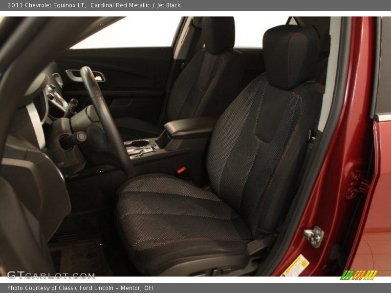 Front Seat of 2011 Equinox LT