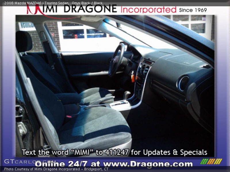 Onyx Black / Black 2008 Mazda MAZDA6 i Touring Sedan