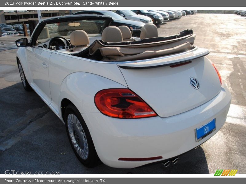 Candy White / Beige 2013 Volkswagen Beetle 2.5L Convertible