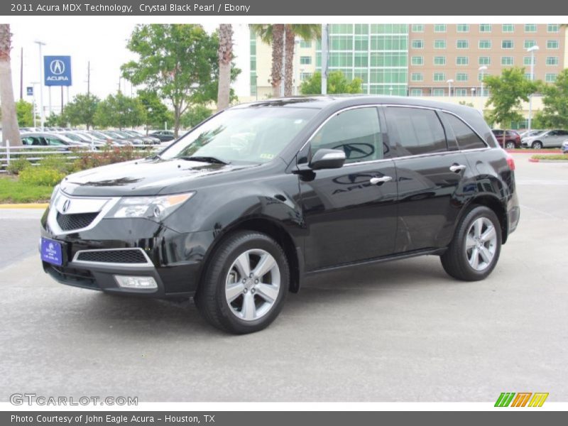 Crystal Black Pearl / Ebony 2011 Acura MDX Technology
