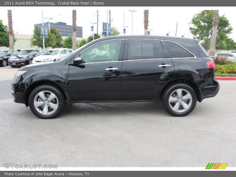 Crystal Black Pearl / Ebony 2011 Acura MDX Technology
