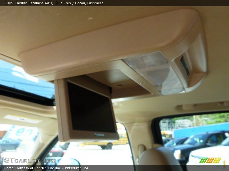 Blue Chip / Cocoa/Cashmere 2009 Cadillac Escalade AWD