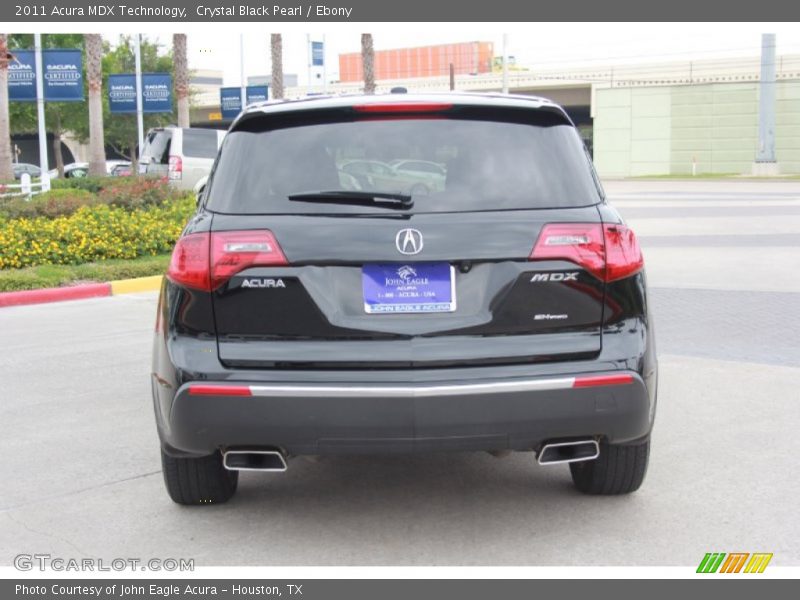 Crystal Black Pearl / Ebony 2011 Acura MDX Technology