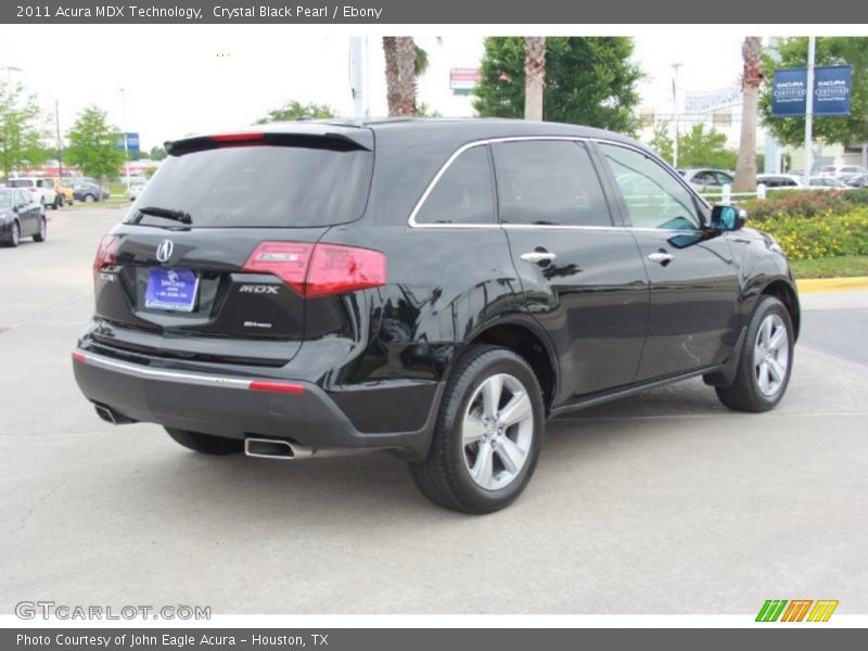 Crystal Black Pearl / Ebony 2011 Acura MDX Technology