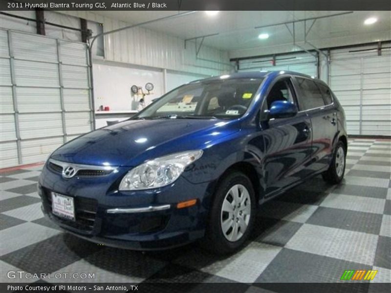 Atlantic Blue / Black 2011 Hyundai Elantra Touring GLS