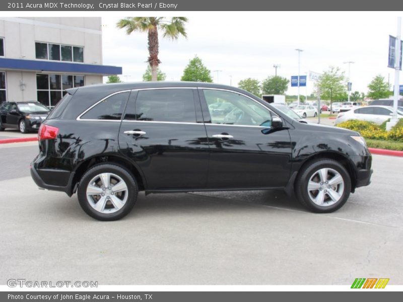 Crystal Black Pearl / Ebony 2011 Acura MDX Technology