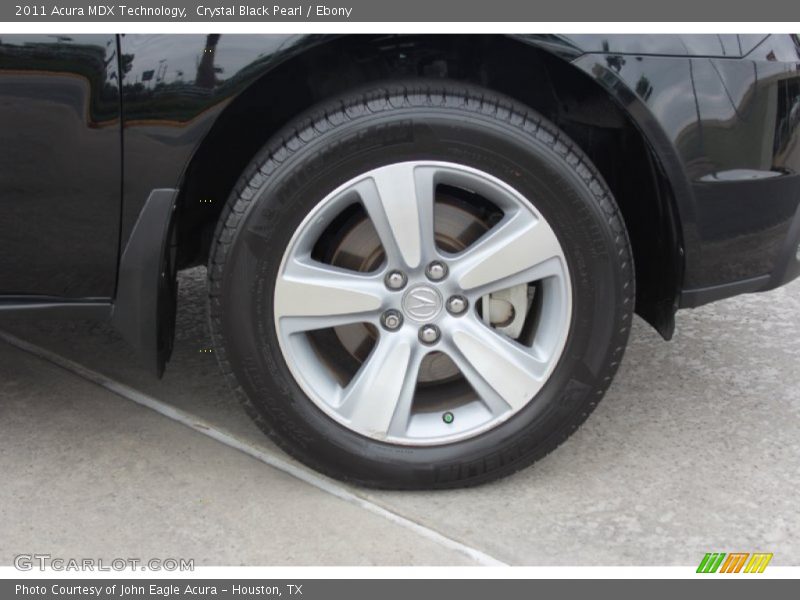 Crystal Black Pearl / Ebony 2011 Acura MDX Technology