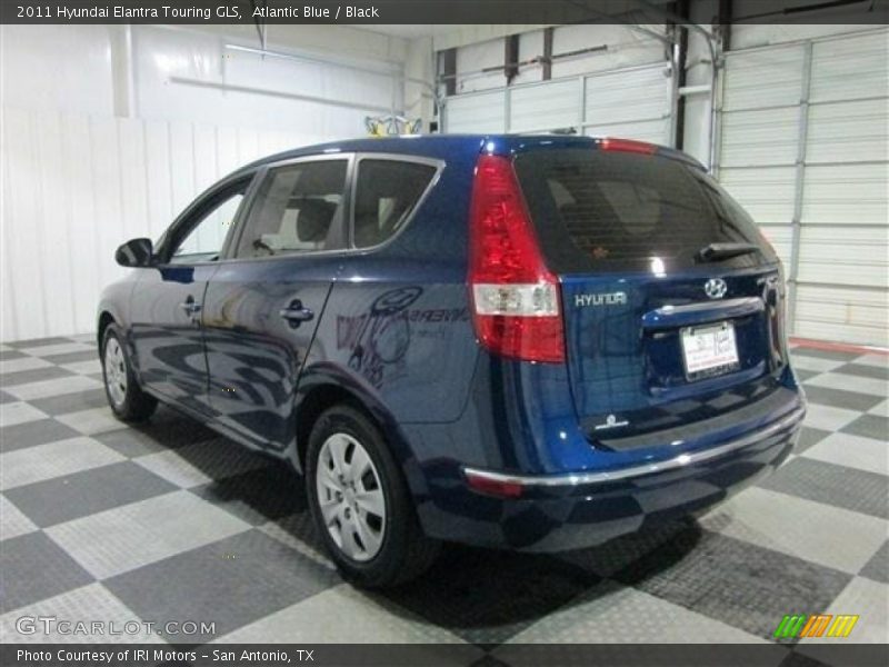 Atlantic Blue / Black 2011 Hyundai Elantra Touring GLS