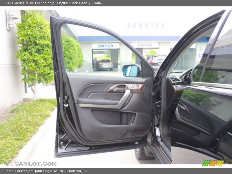 Crystal Black Pearl / Ebony 2011 Acura MDX Technology