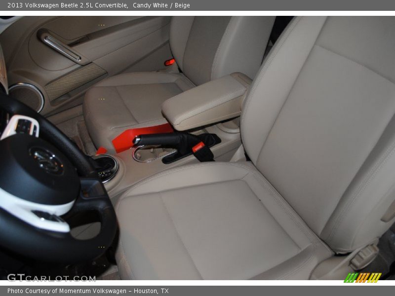Candy White / Beige 2013 Volkswagen Beetle 2.5L Convertible