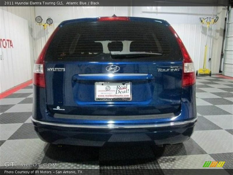 Atlantic Blue / Black 2011 Hyundai Elantra Touring GLS