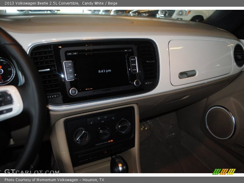 Candy White / Beige 2013 Volkswagen Beetle 2.5L Convertible