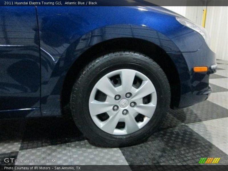 Atlantic Blue / Black 2011 Hyundai Elantra Touring GLS