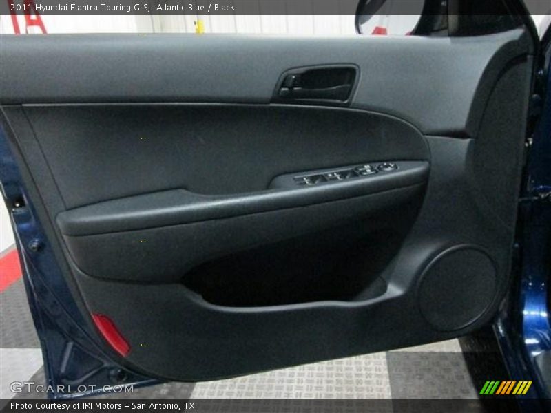 Atlantic Blue / Black 2011 Hyundai Elantra Touring GLS