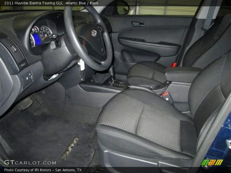 Atlantic Blue / Black 2011 Hyundai Elantra Touring GLS