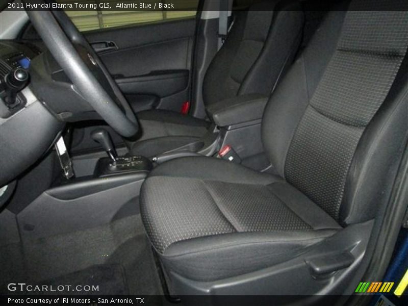 Atlantic Blue / Black 2011 Hyundai Elantra Touring GLS