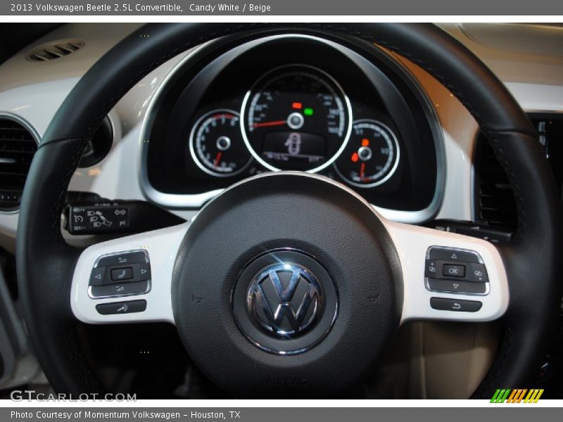 Candy White / Beige 2013 Volkswagen Beetle 2.5L Convertible