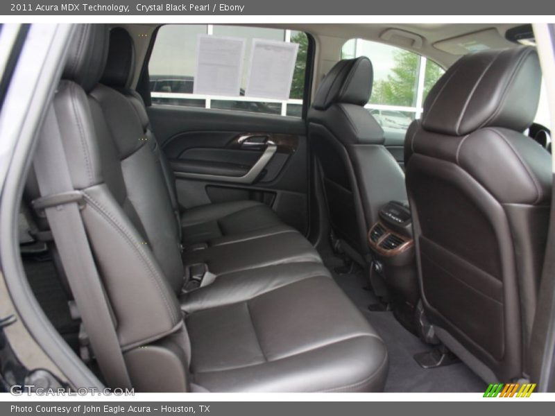 Crystal Black Pearl / Ebony 2011 Acura MDX Technology