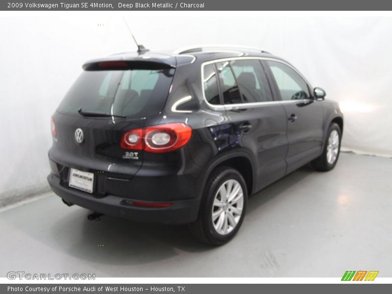 Deep Black Metallic / Charcoal 2009 Volkswagen Tiguan SE 4Motion