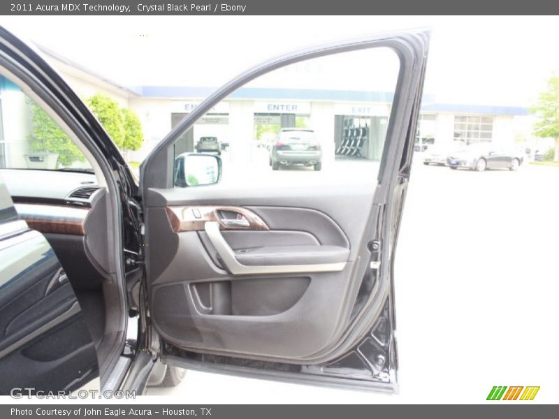 Crystal Black Pearl / Ebony 2011 Acura MDX Technology