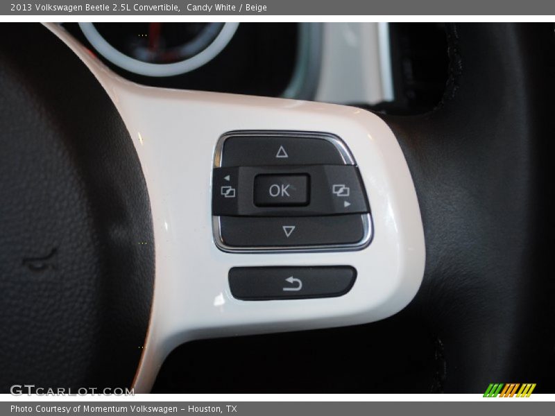 Candy White / Beige 2013 Volkswagen Beetle 2.5L Convertible